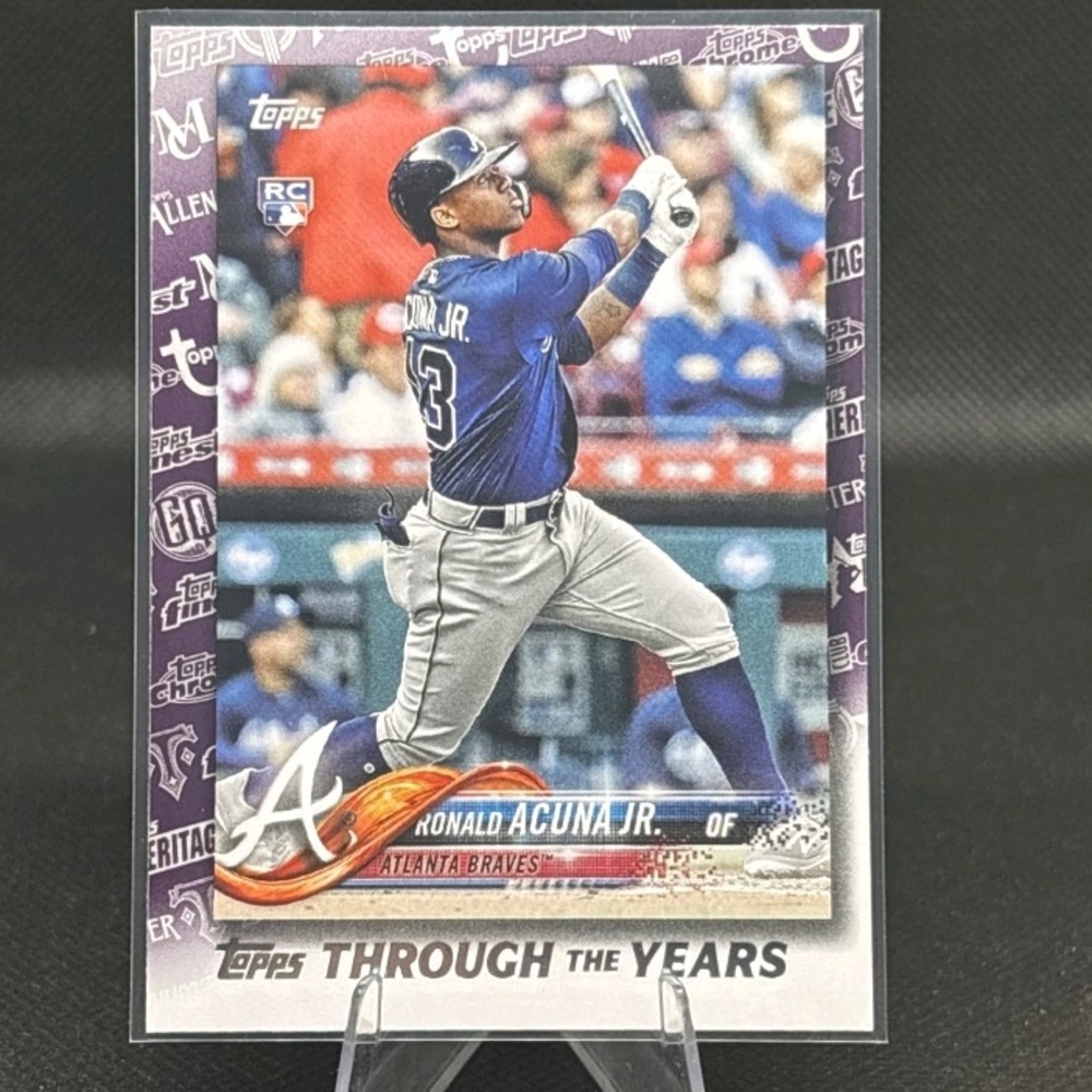 2021 Topps #TTY-24 Ronald Acuña Jr. Topps Through the Years